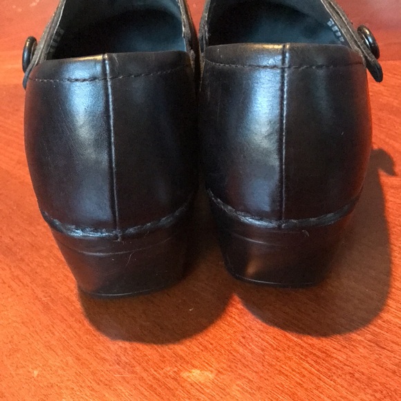 Dansko black leather clogs shoes size 38 - Picture 4 of 15